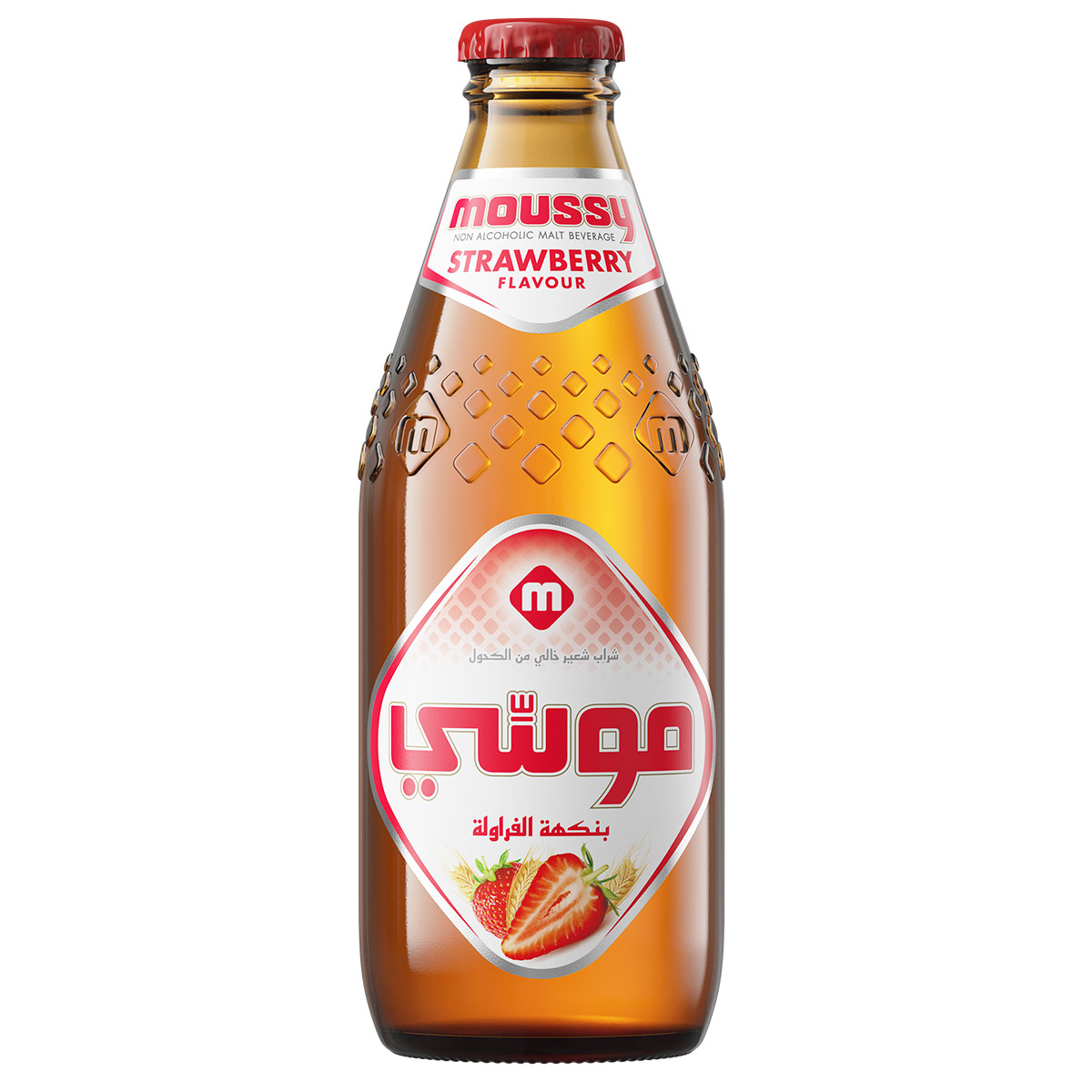 Moussy Strawberry Flavour Non Alcoholic Malt Beverage 330ml