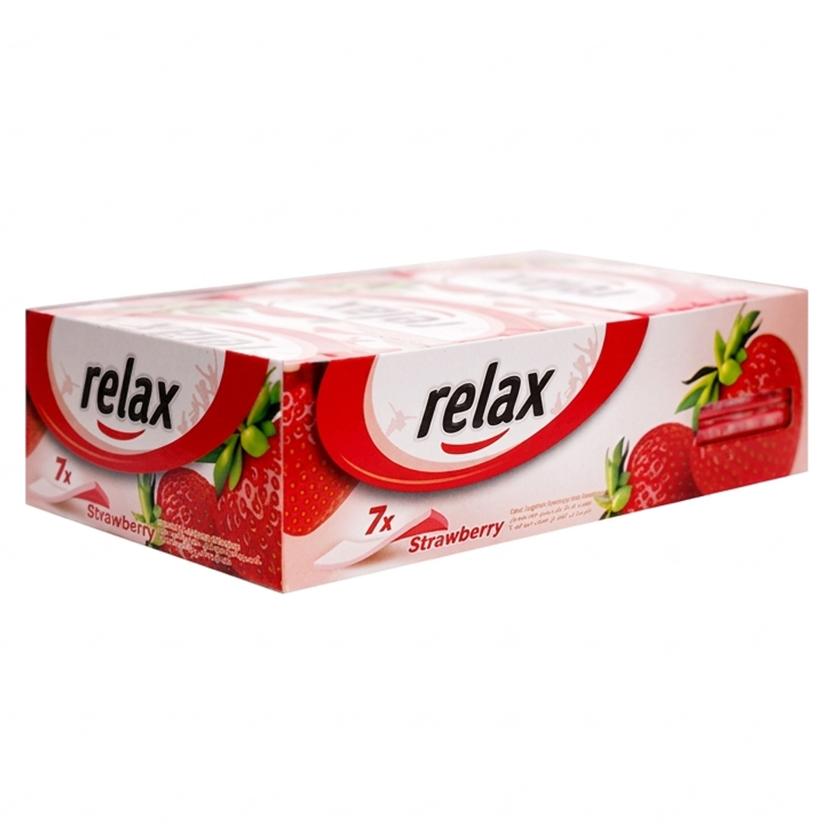 Relax Strawberry Chewing Gum 21x13.5g