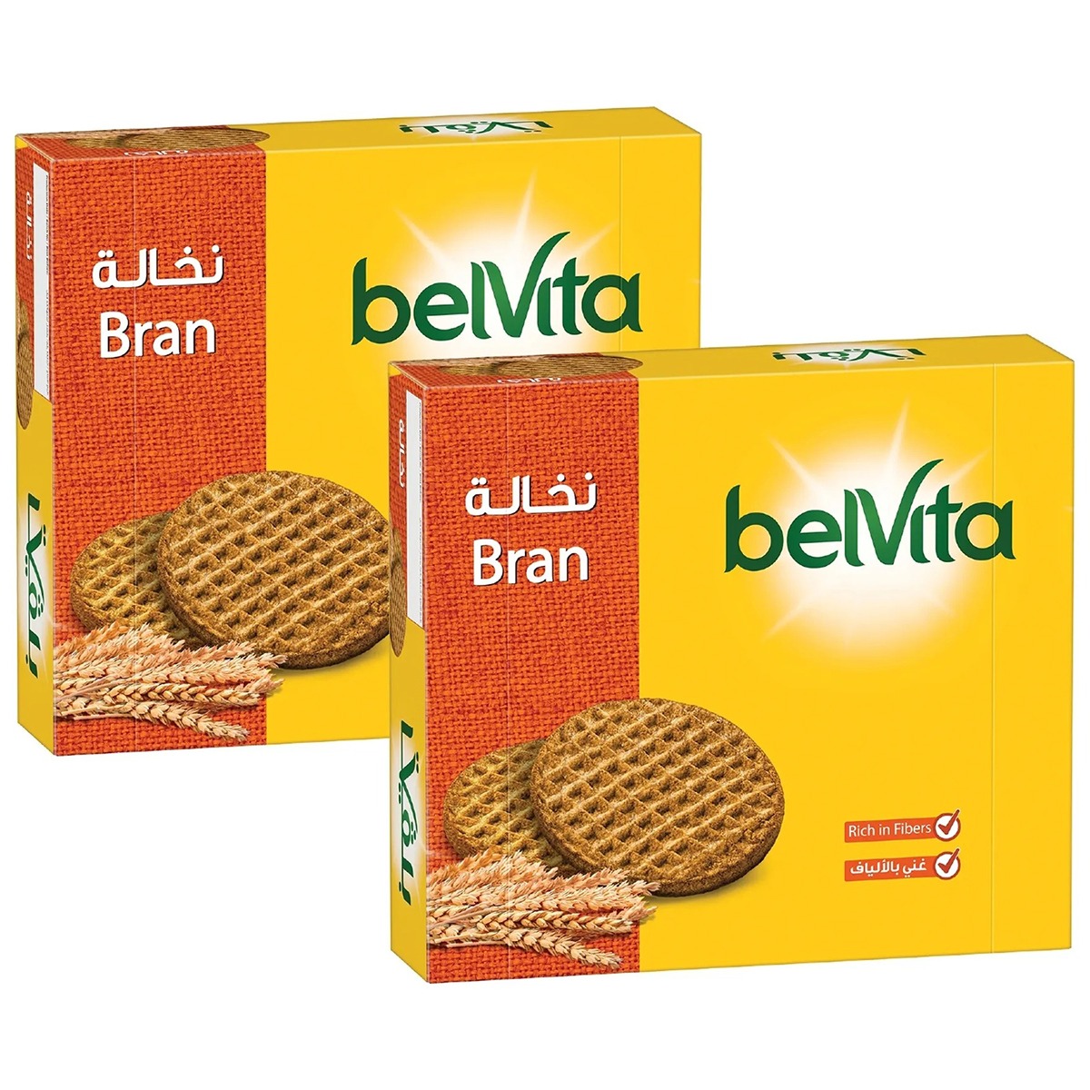 Belvita Wheat Bran Biscuits 2 x 8 x 56g