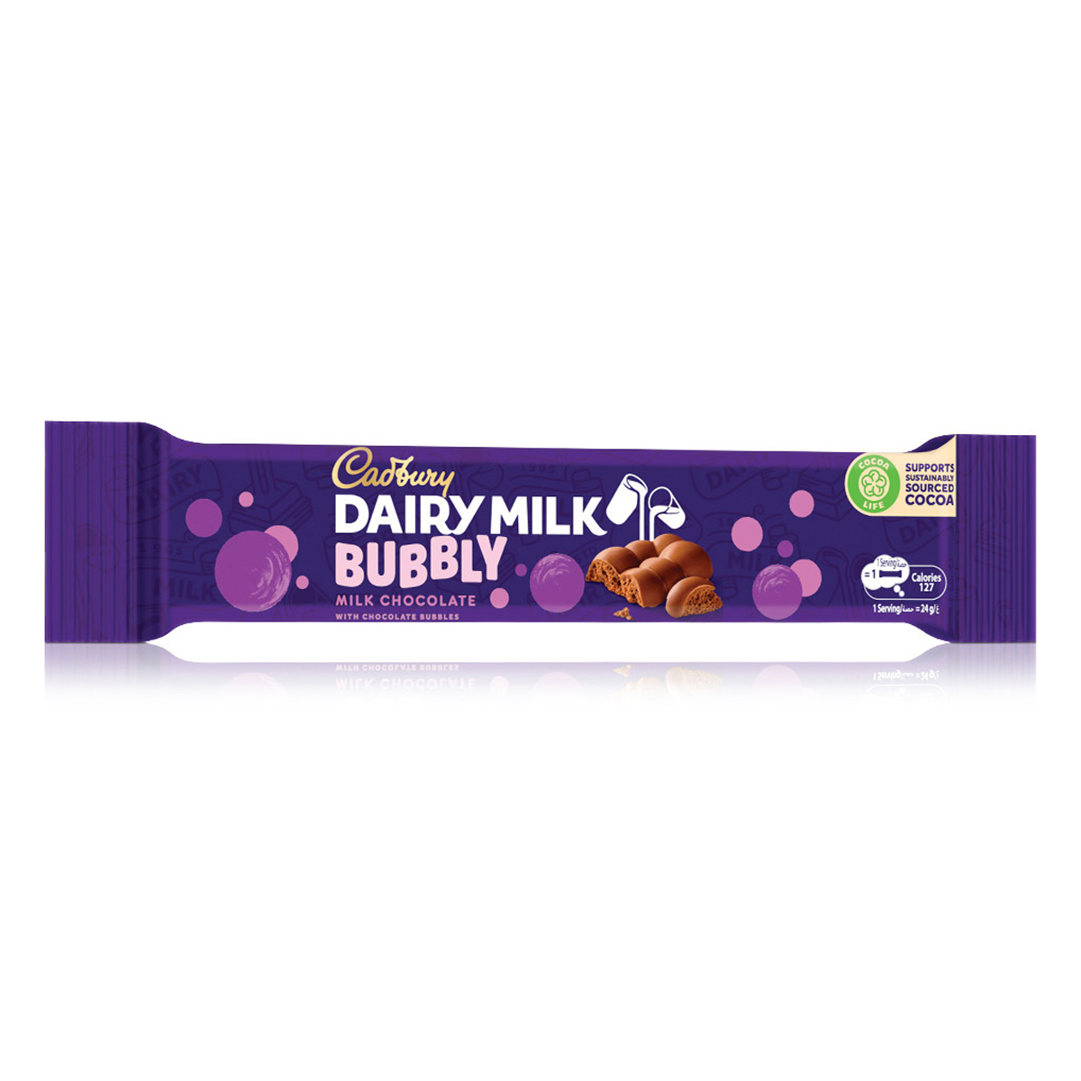 Cadbury Dairy Milk Bubbly Milk Chocolate 24g