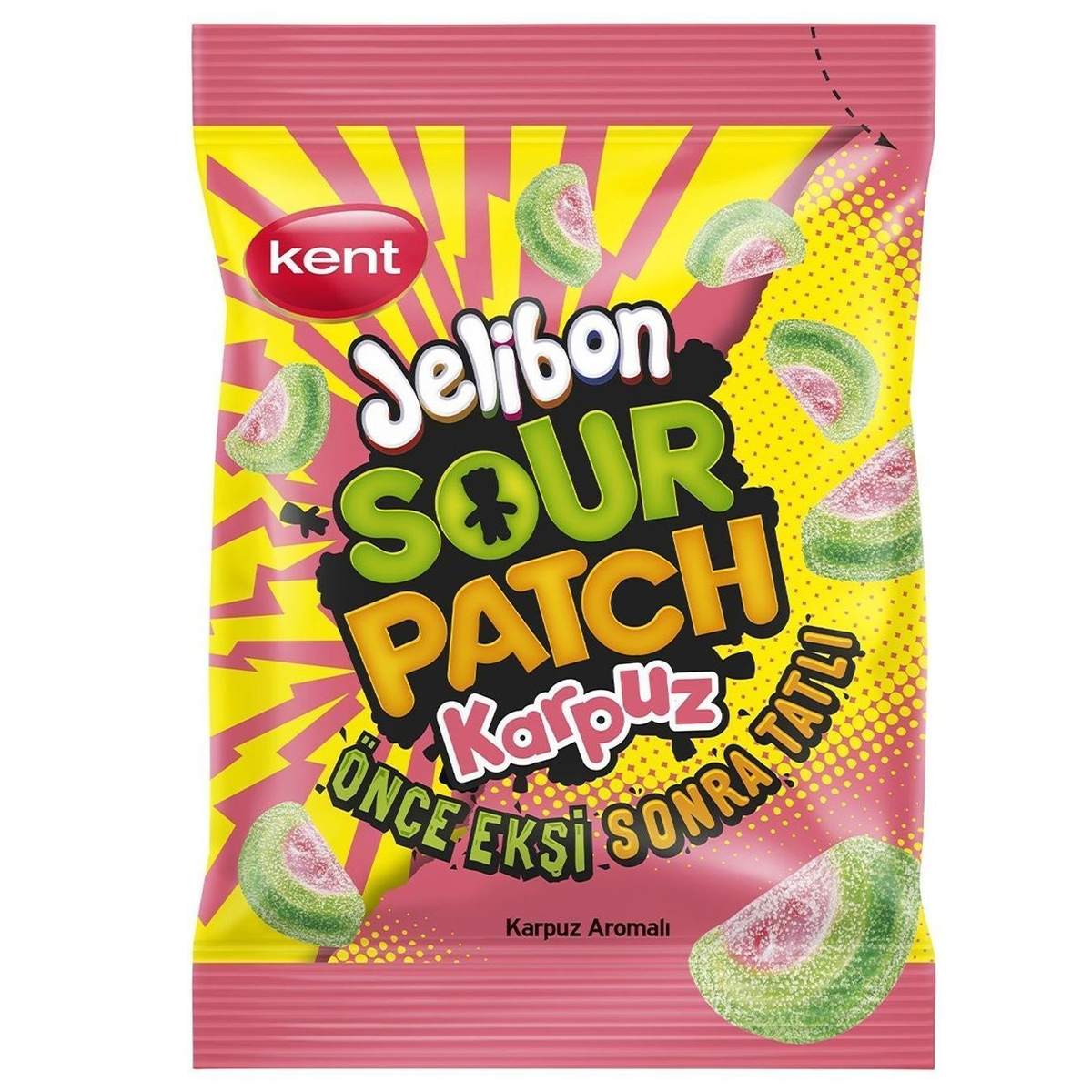 Kent Jelibon Candy Sour Patch Watermelon 80g