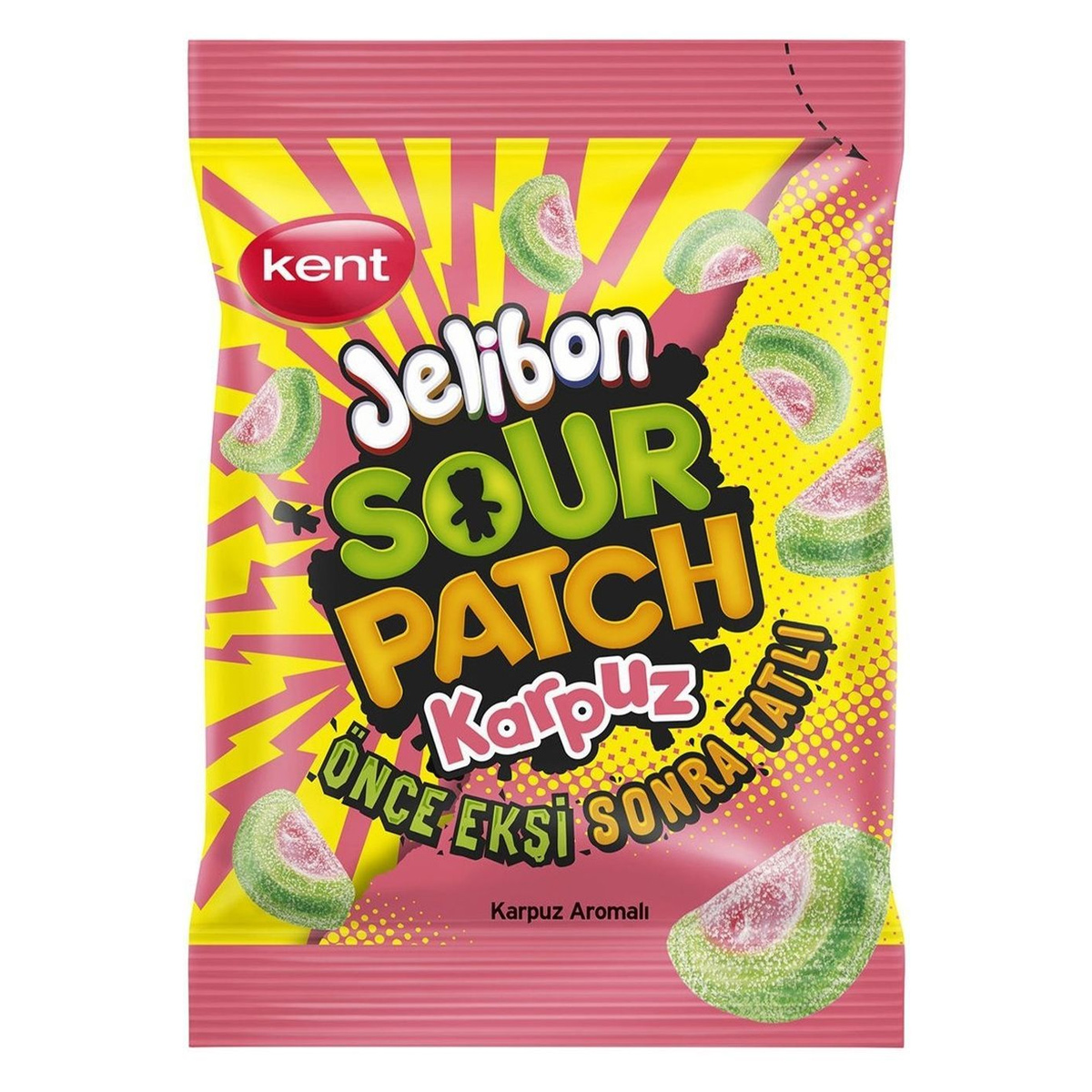 Kent Jelibon Candy Sour Patch Watermelon 160g