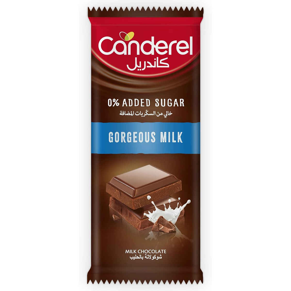Canderel Gorgeous Milk Chocolate 100g