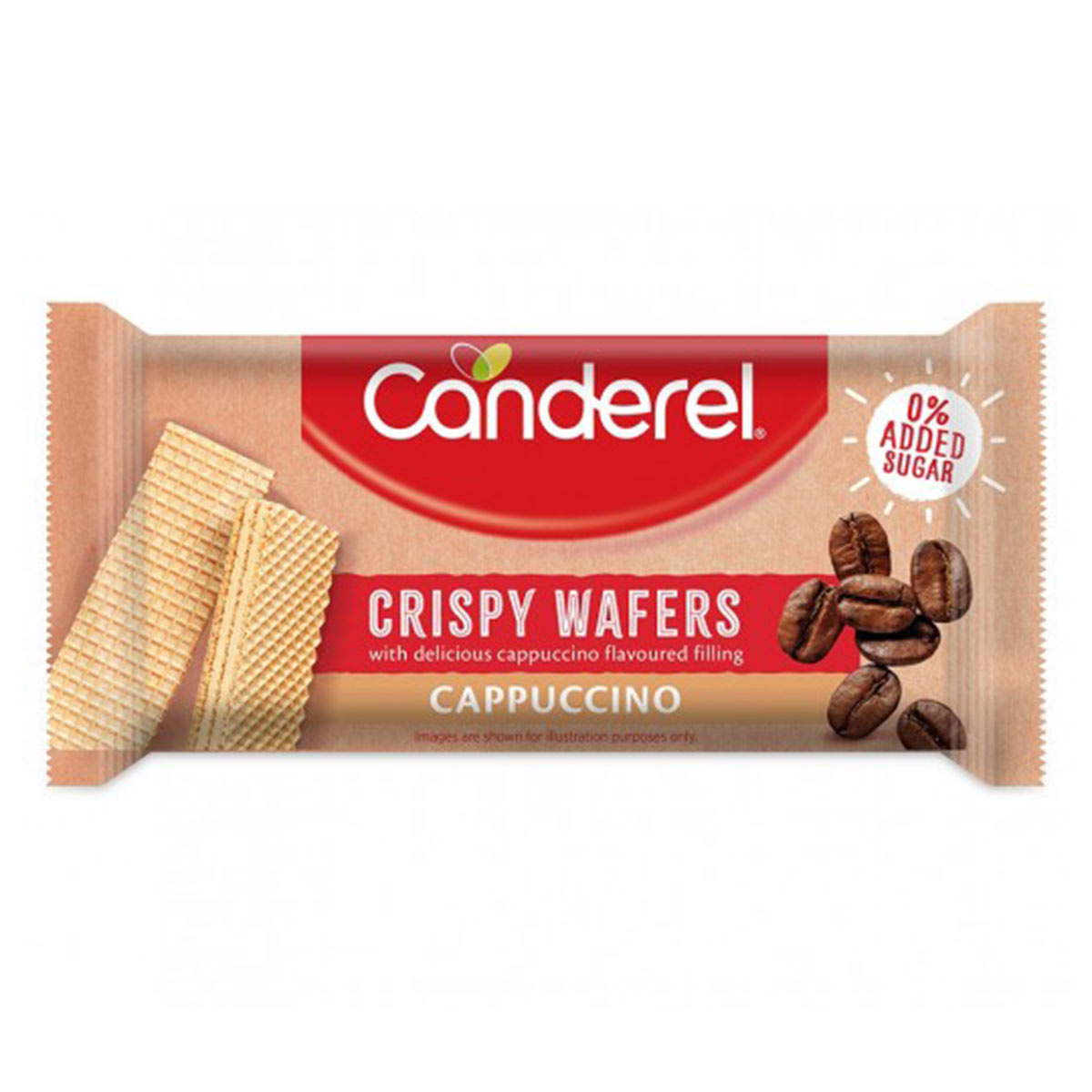 Canderel Cappuccino Crispy Wafer Bar 45g