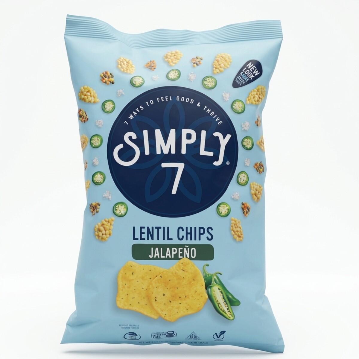 Smply7-Lentil Chips 12X103G