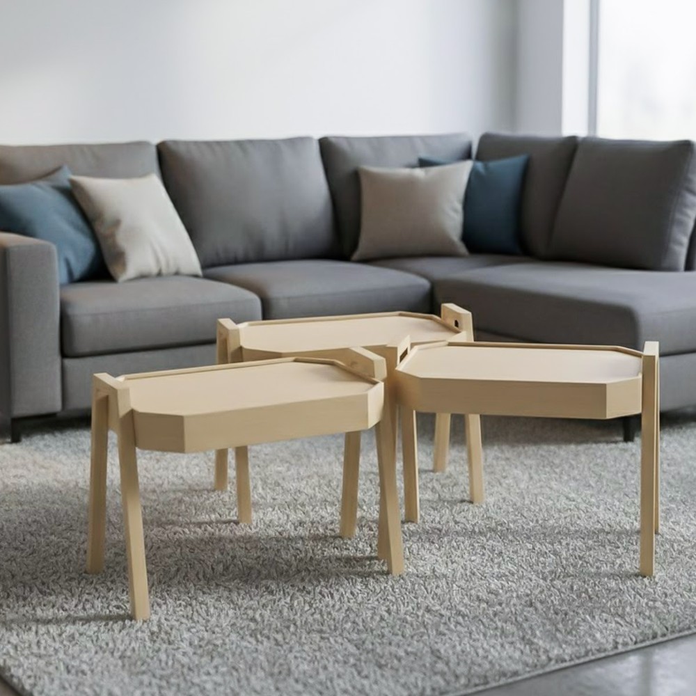 Polygon Nesting Coffee Table