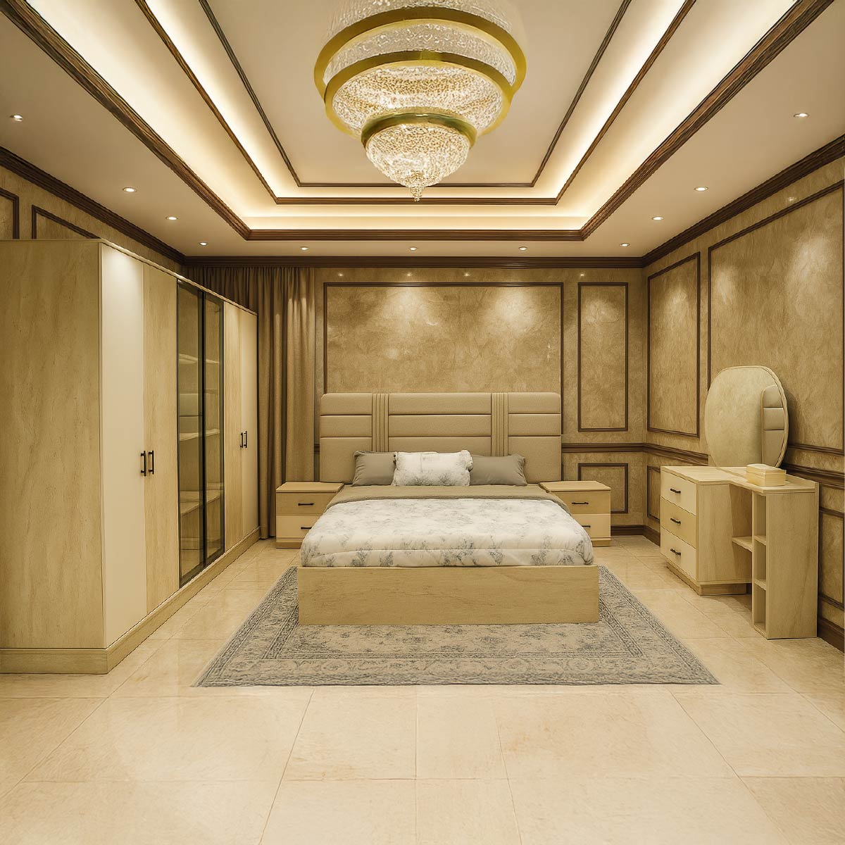 New Dolunay Bedroom Set 180x200cm