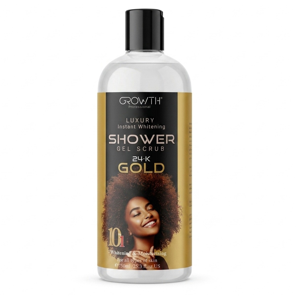 Growth Professional Luxury 24-K Gold Shower Gel Scrub 750ml