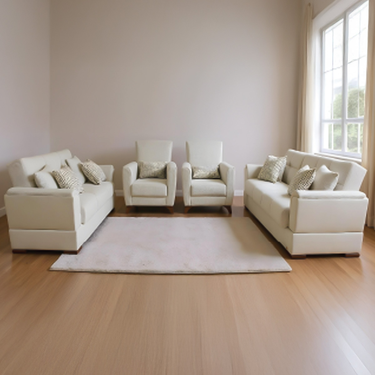 Veston Sofa Set (1x3 Seater, 1x2 Seater, 2x1 Seater)