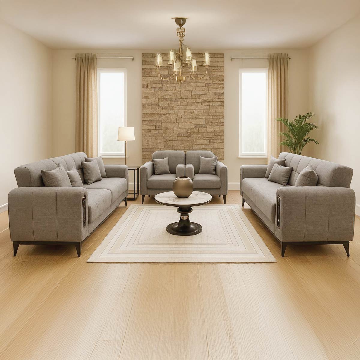 Mevsim Sofa Set (2x3 Seater, 2x1 Seater)