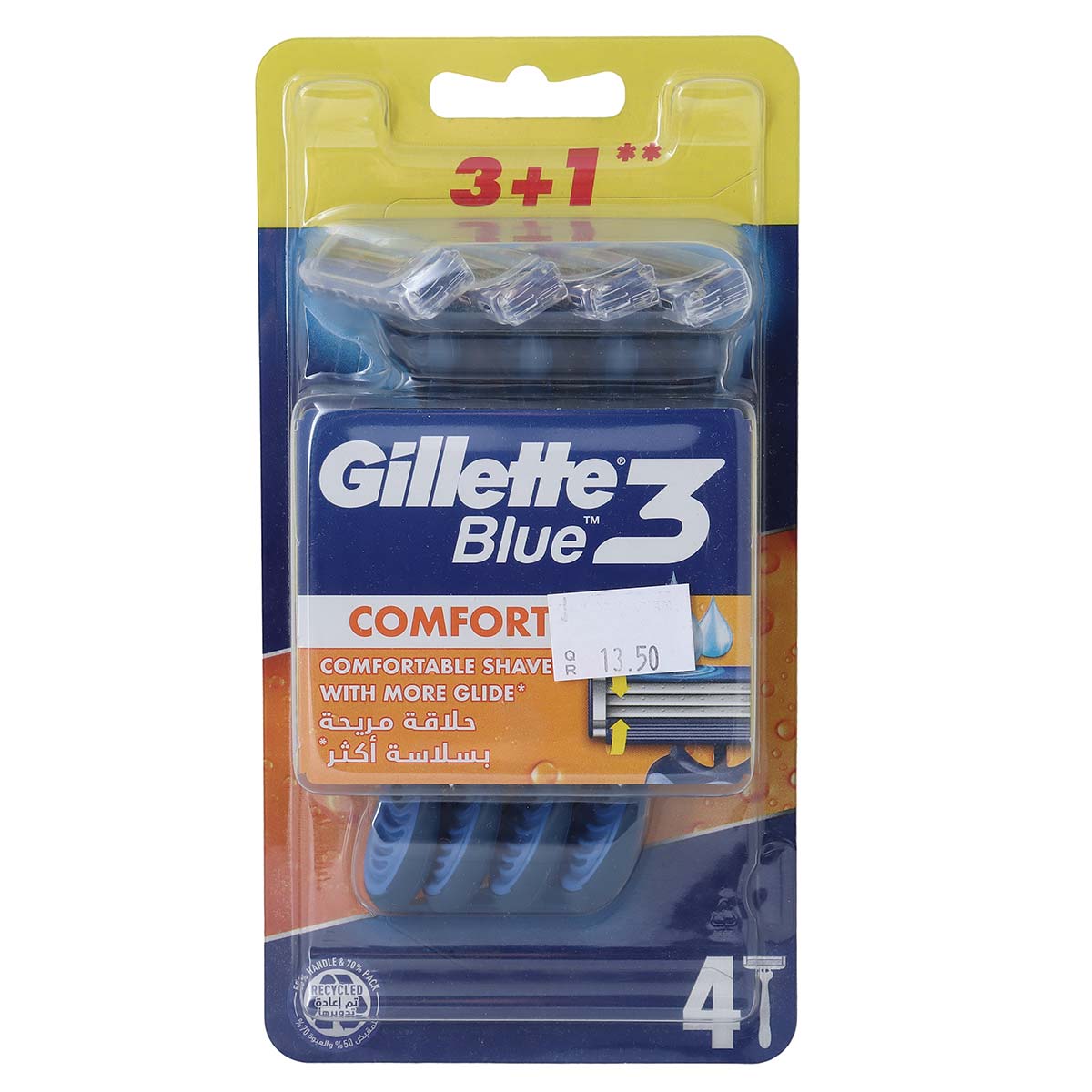 Gillette Blue 3 Comfort Shaver 3+1