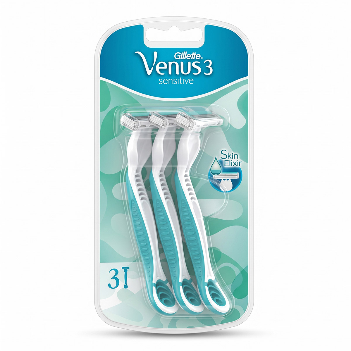 Gillette Venus Sensitive Razor For Women 1 x 3 Pieces