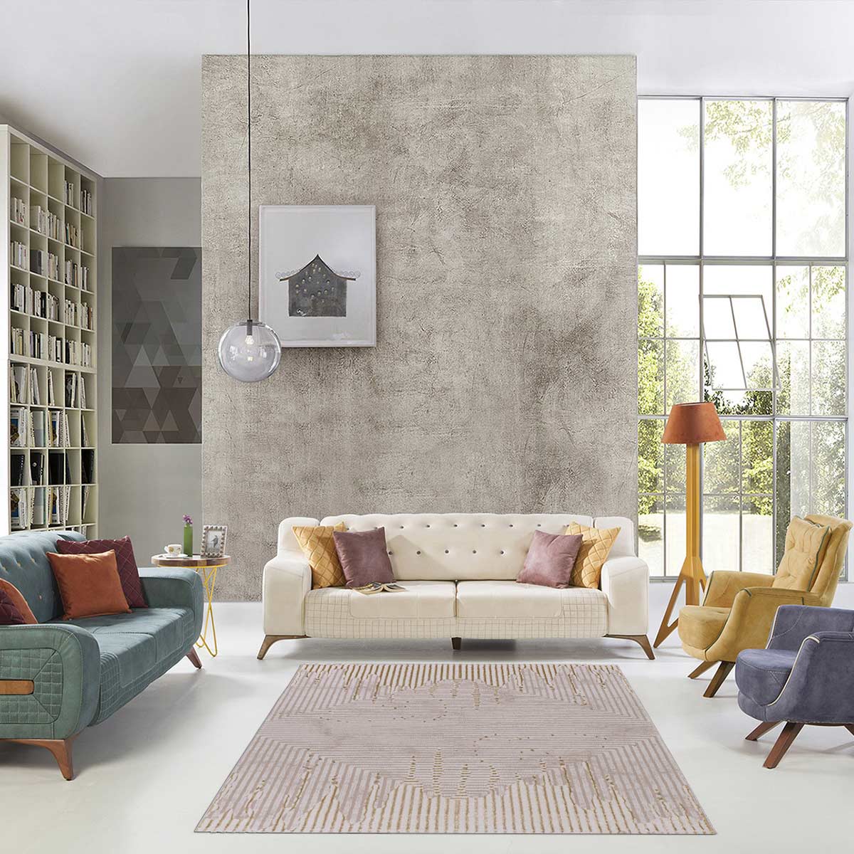 Flora Cream Carpet 300x400cm