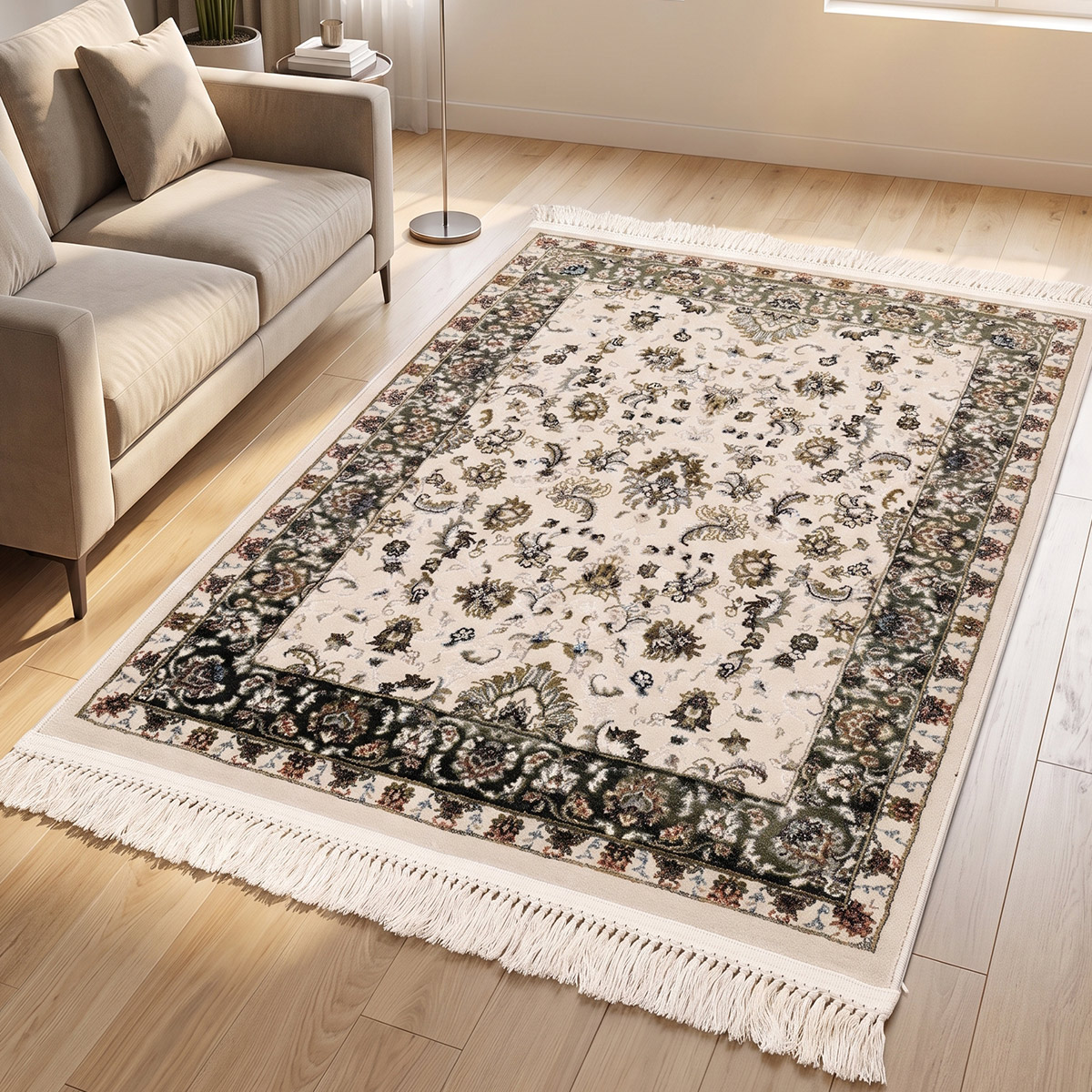 Kashan Carpet Cream