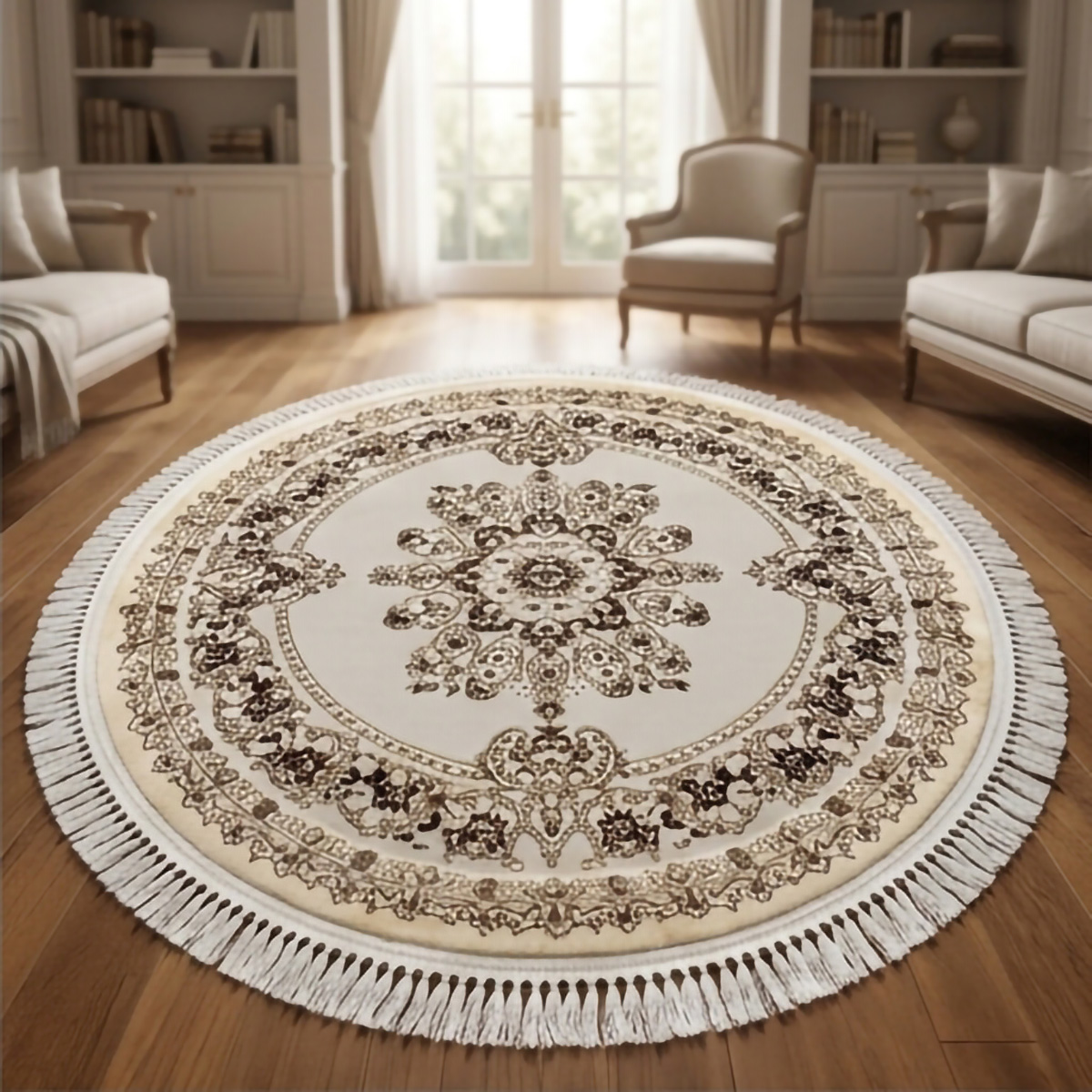 Mashad Carpet Round