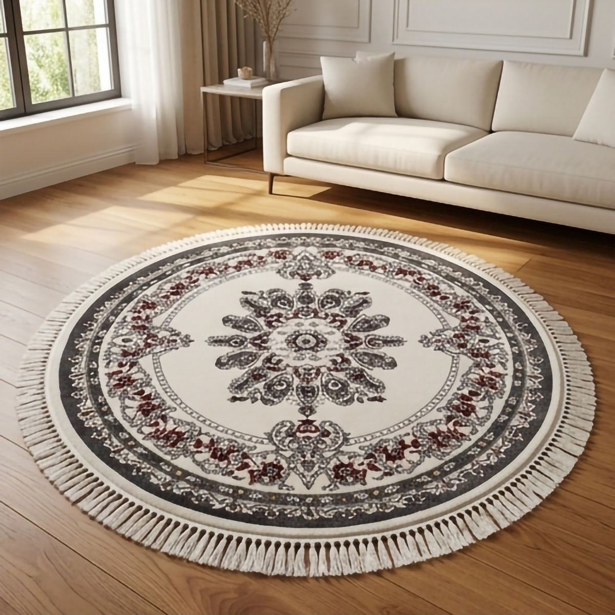 Mashad Carpet Round