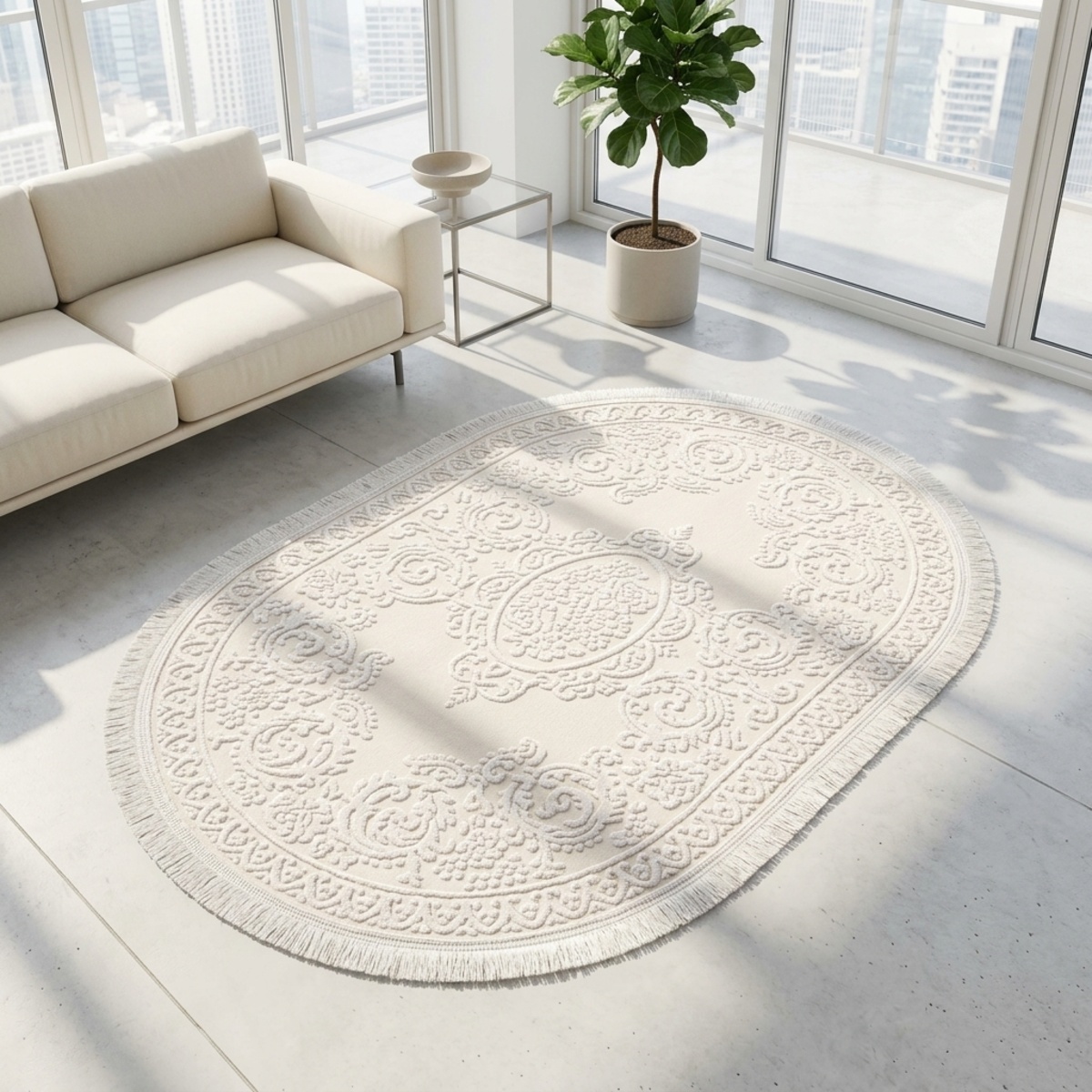Tabuoo Semi Classic Oval Carpet