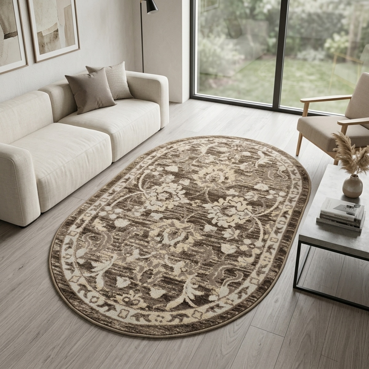 Damavanda Semi Classic Oval Carpet