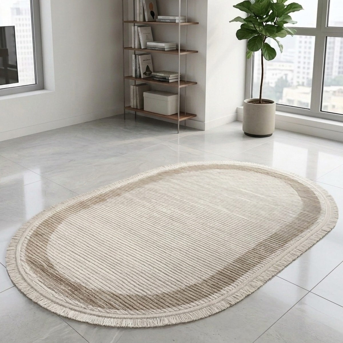 Luna Oval Semi Classic Carpet