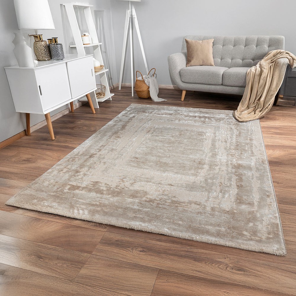 Rainbow Carpet Dark Beige 100x500cm