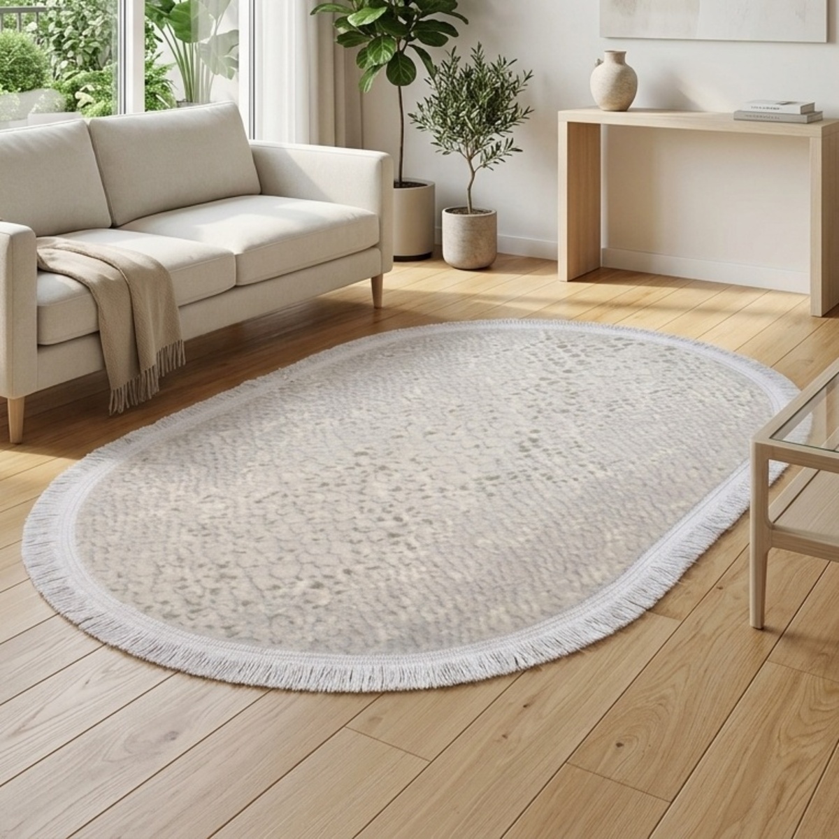 Tabuoo Modern Oval Carpet