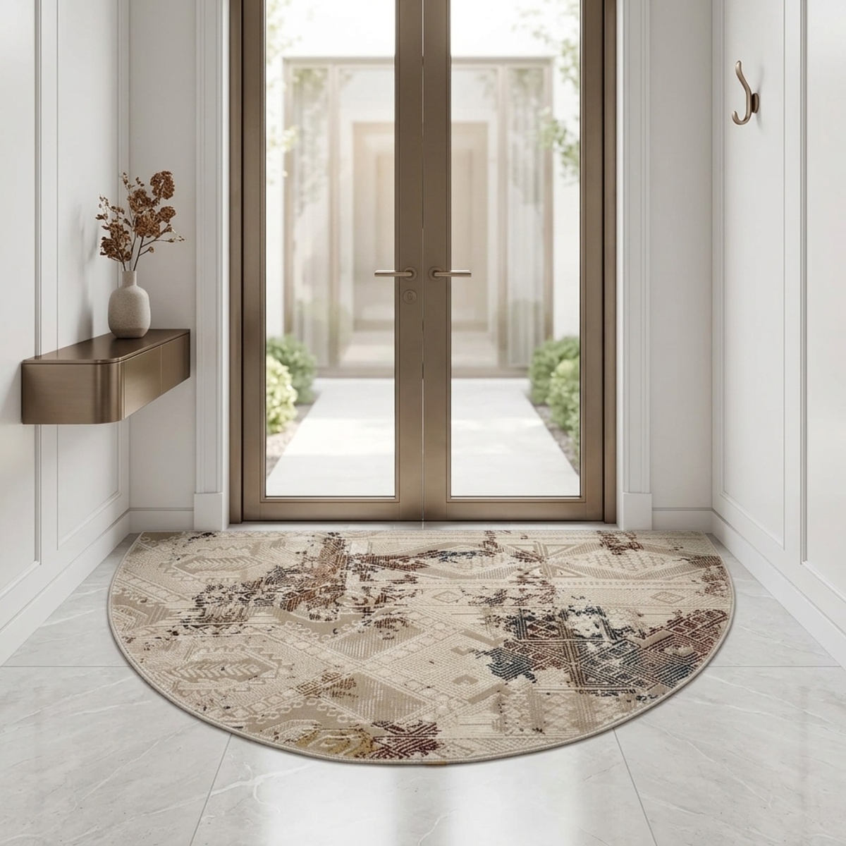 Siesta Modern Half Round Carpet