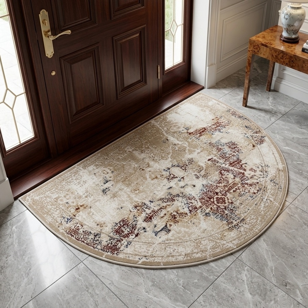 Siesta Modern Half Round Carpet