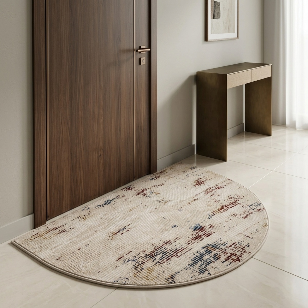 Siesta Modern Half Round Carpet