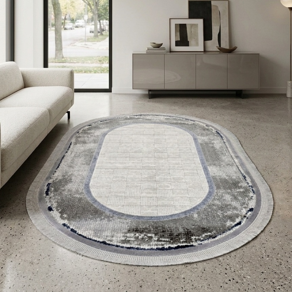 Trend Modern Oval Carpet