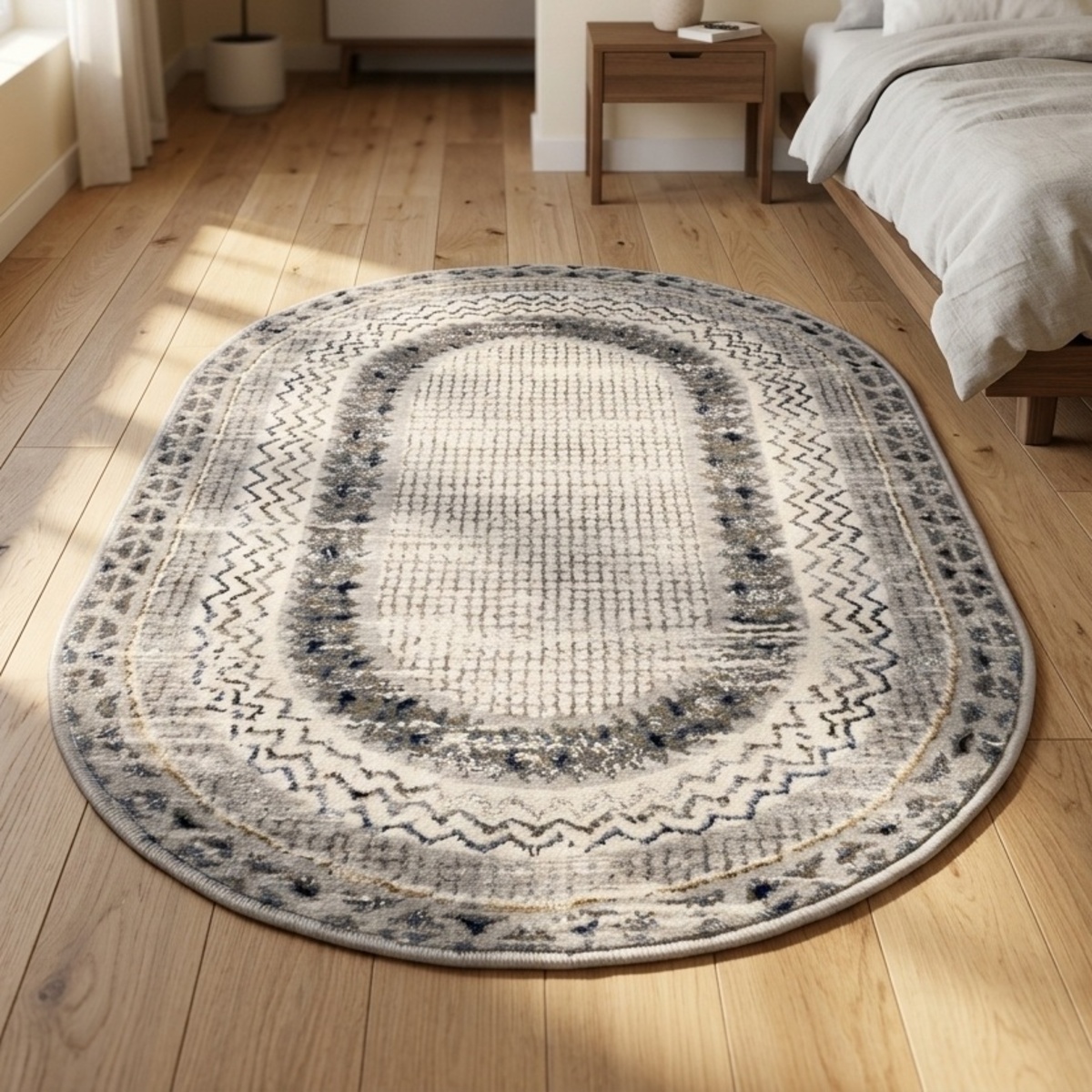 Safir Modern Oval Carpet
