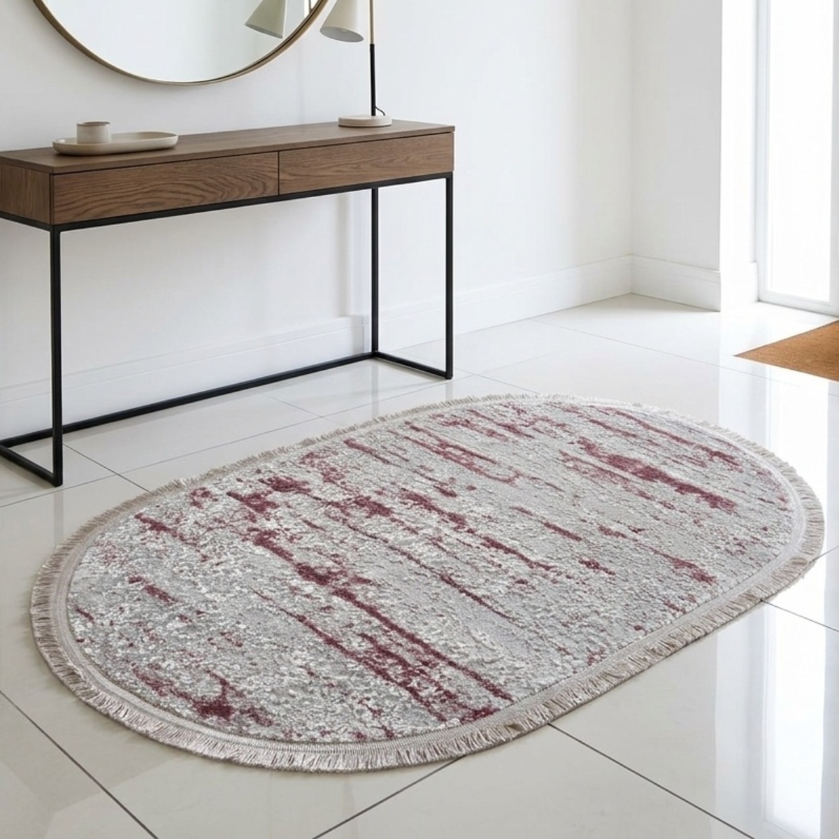 Nova Modern Oval Carpet 60x90cm