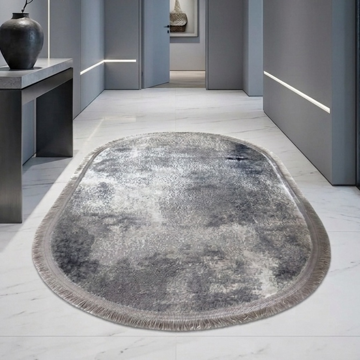 Nova Modern Oval Carpet 60x90cm