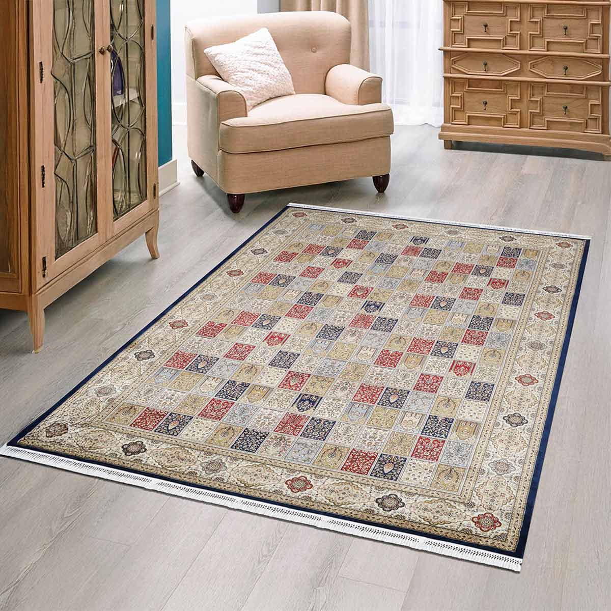 Inspire Navy Cream Carpet