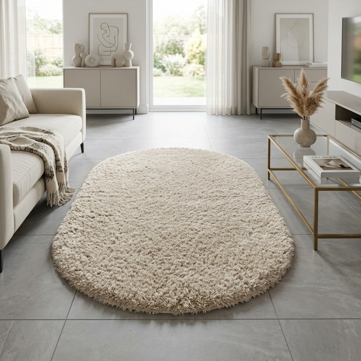 Ozark Oval Shaggy Carpet