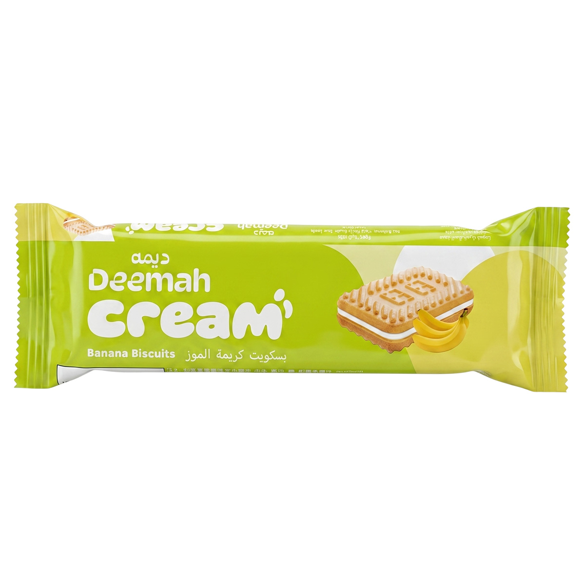 Deemah Cream Banana Biscuit 68g