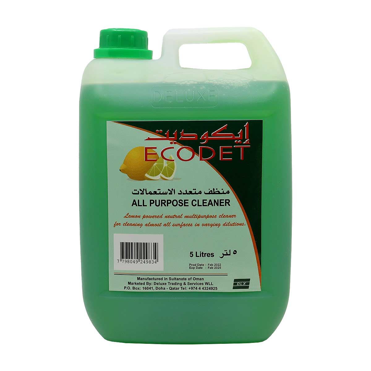 Ecodet All Purpose Cleaner 5 ltr 
