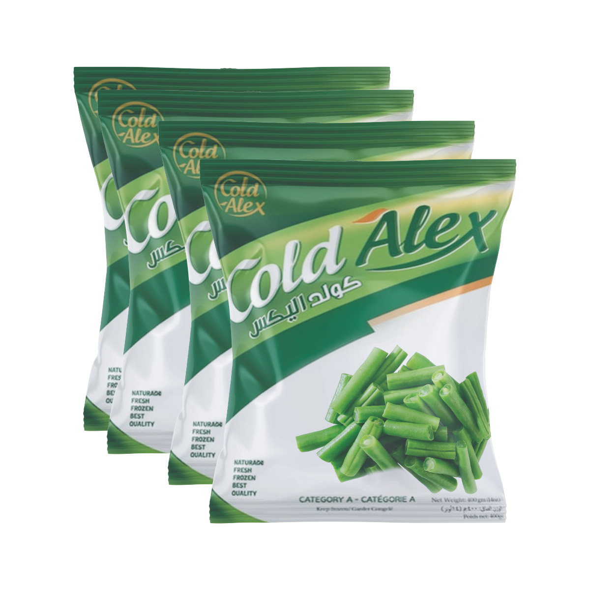 Cold Alex Cut Beans 4x400g