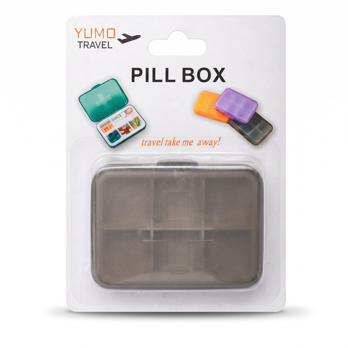 Yumo Travel Pill Box Grey