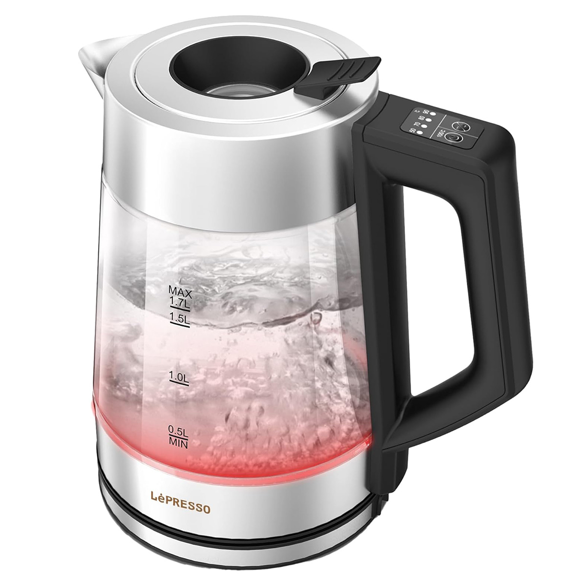 Lepresso Glass Kettle 1.7l