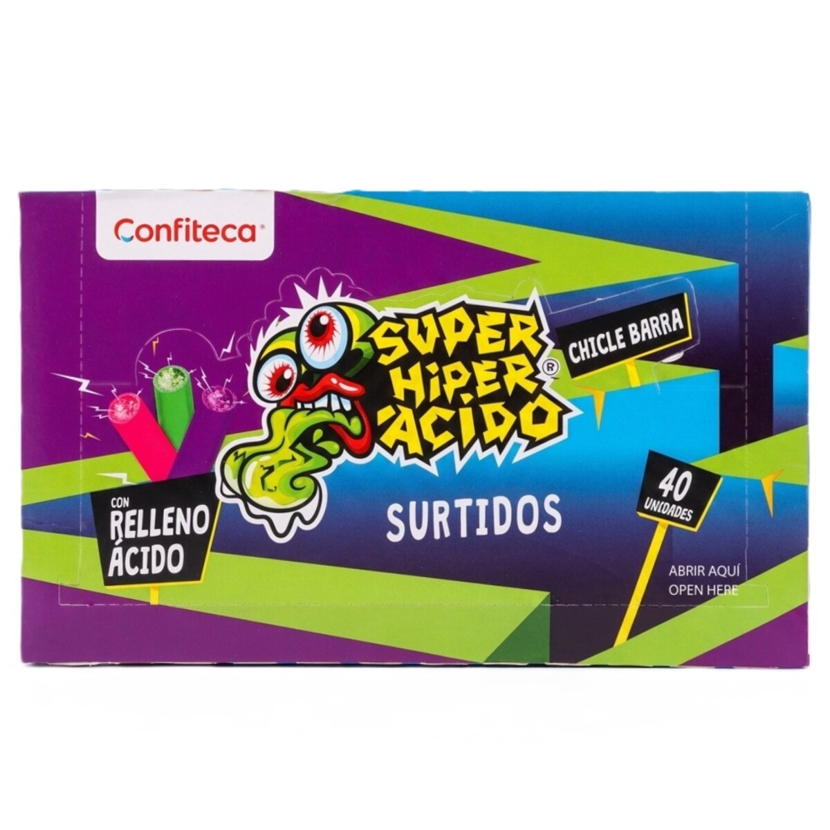 Super Hiper Acido Chicle Barra Surtidos