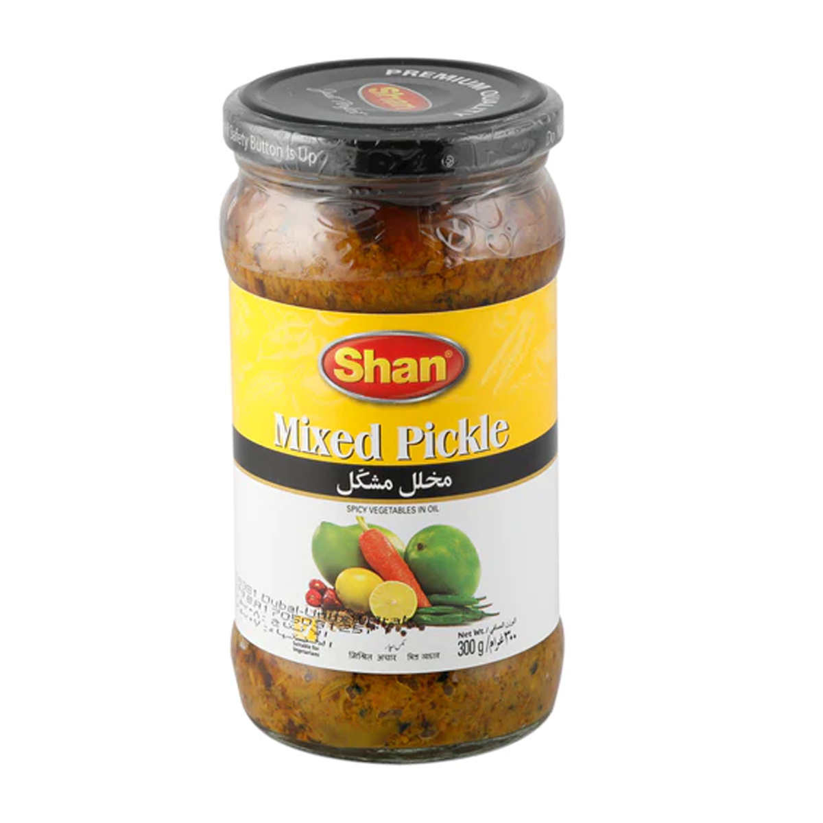 Shan Mixed Pickle 300g | Canned & Jarred Food | Canned Vegetables | Pickles