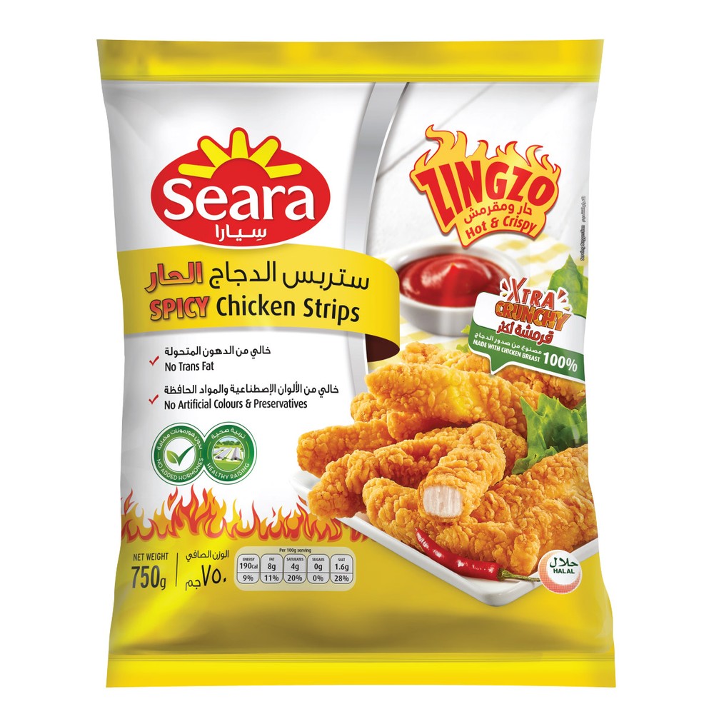 Seara Spicy Chicken Strips 750g
