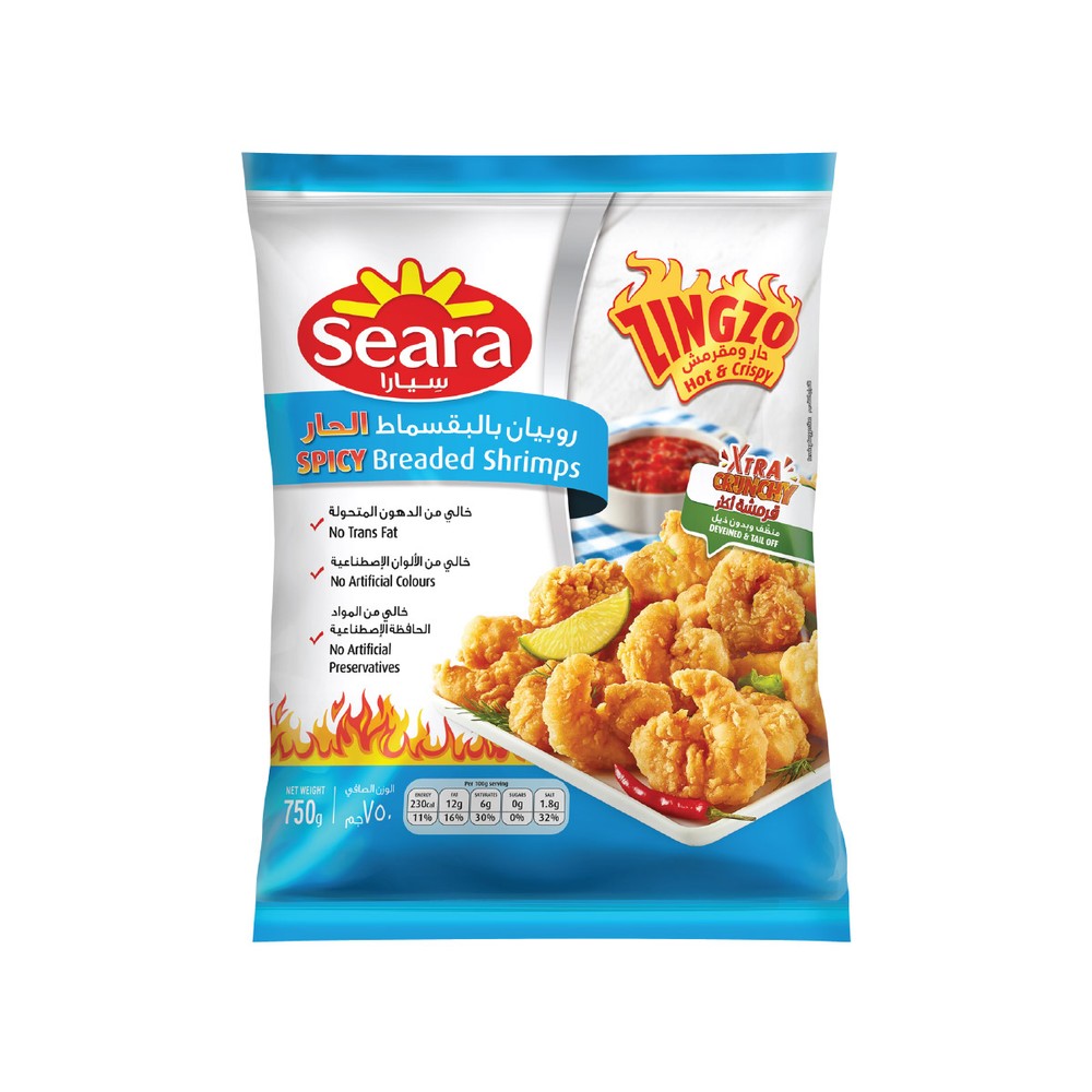 Seara Breaded Shrimp Spicy 750g