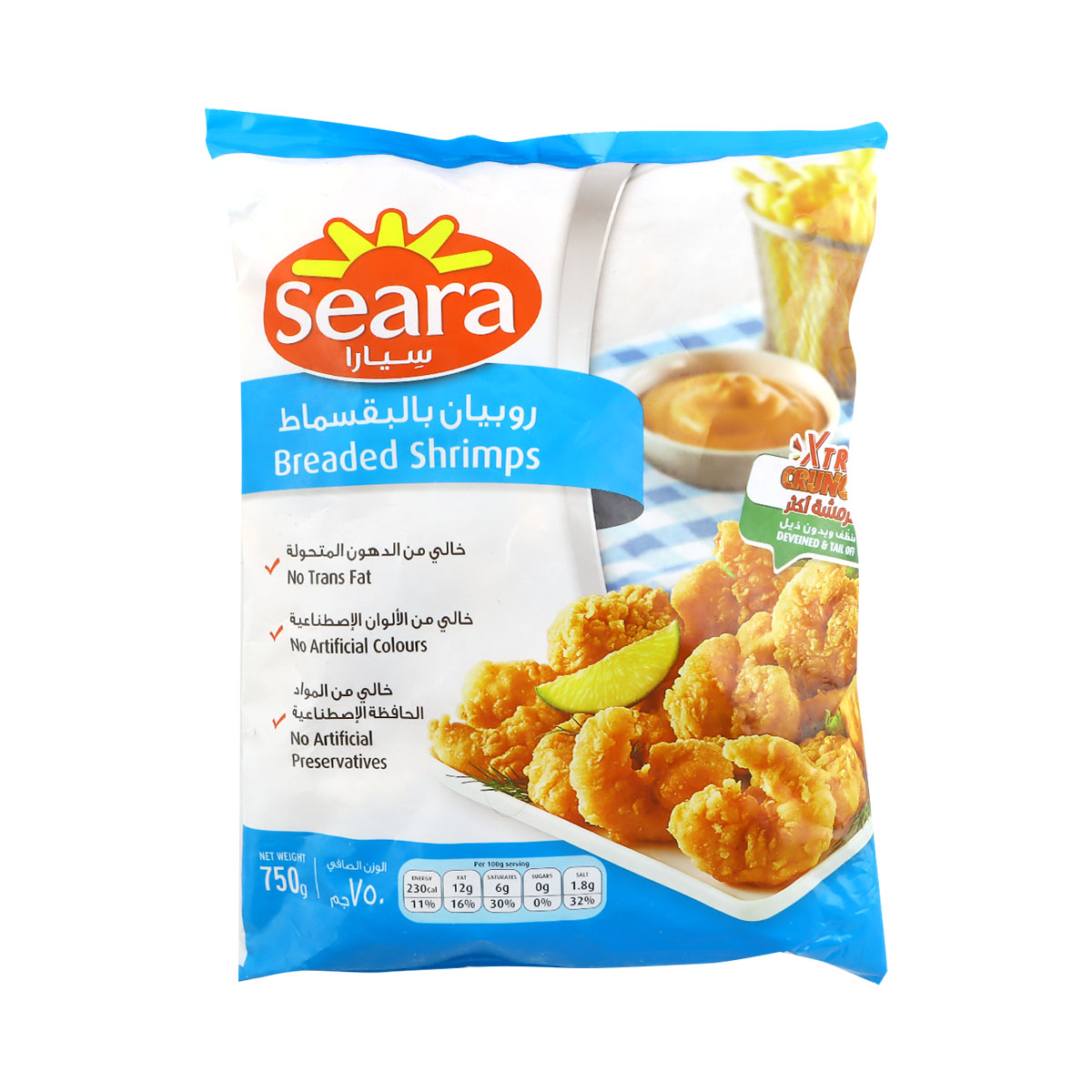 Seara Breaded Shrimps 750g