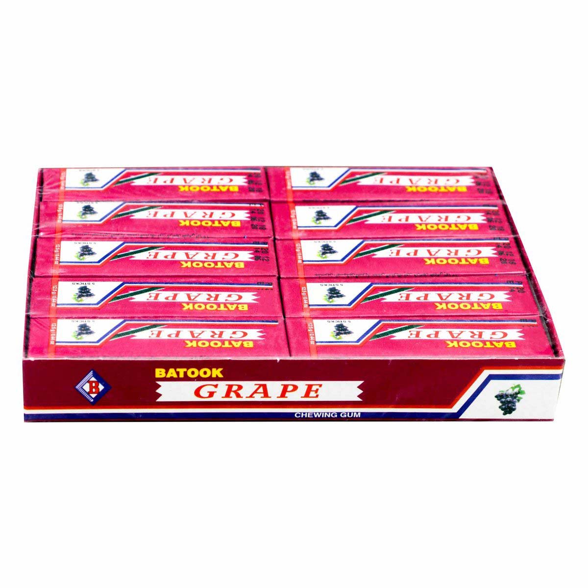 Batook Grape Flavor Chew Gum 20x12.5g