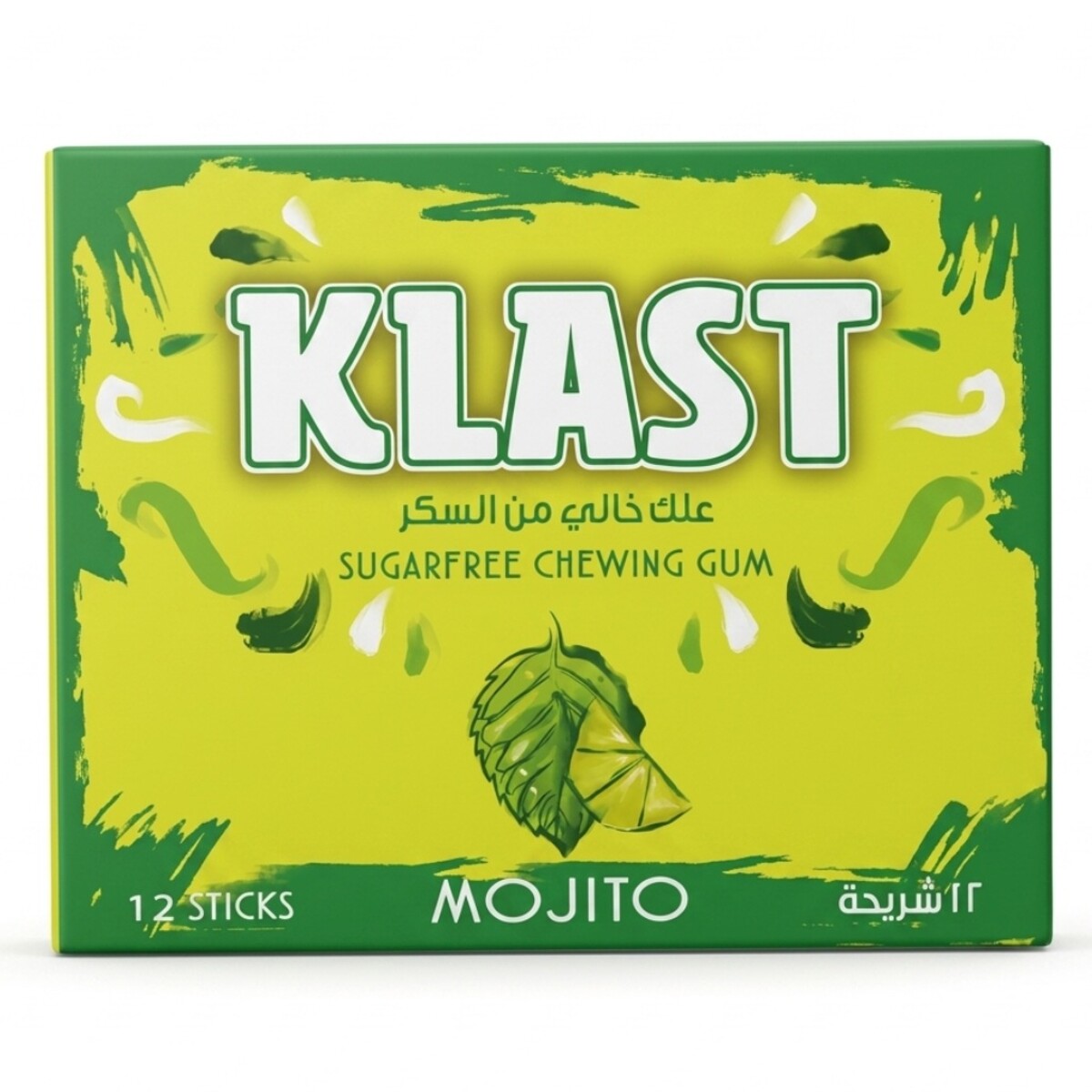 Klast Sugarfree Chewing Gum Mojito 12 Sticks