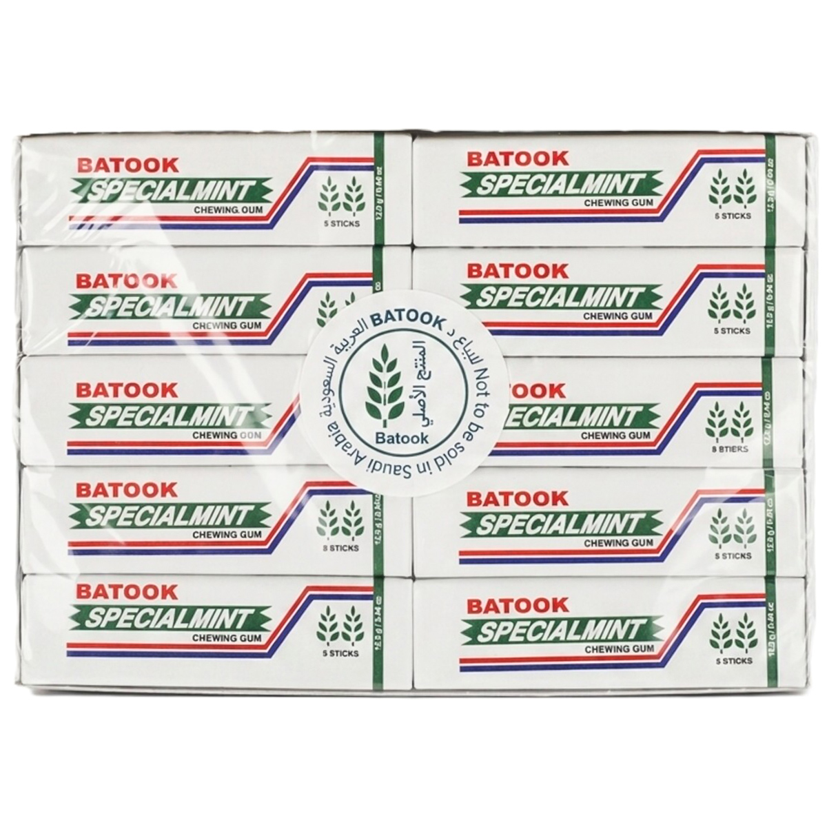 Batook Specialmint Chewing Gum 20x5 Pieces