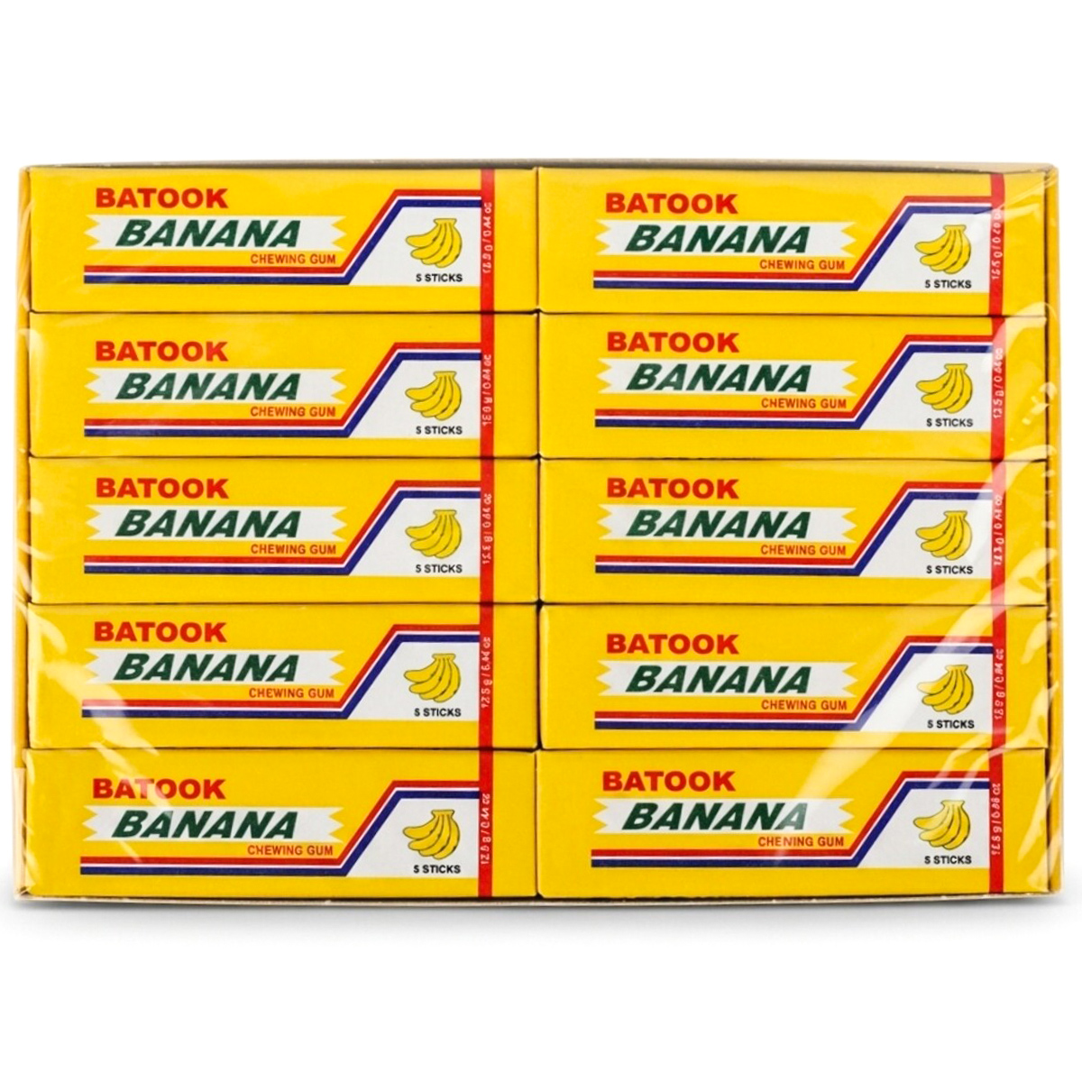 Batook Banana Chewing Gum 20x5 Pieces