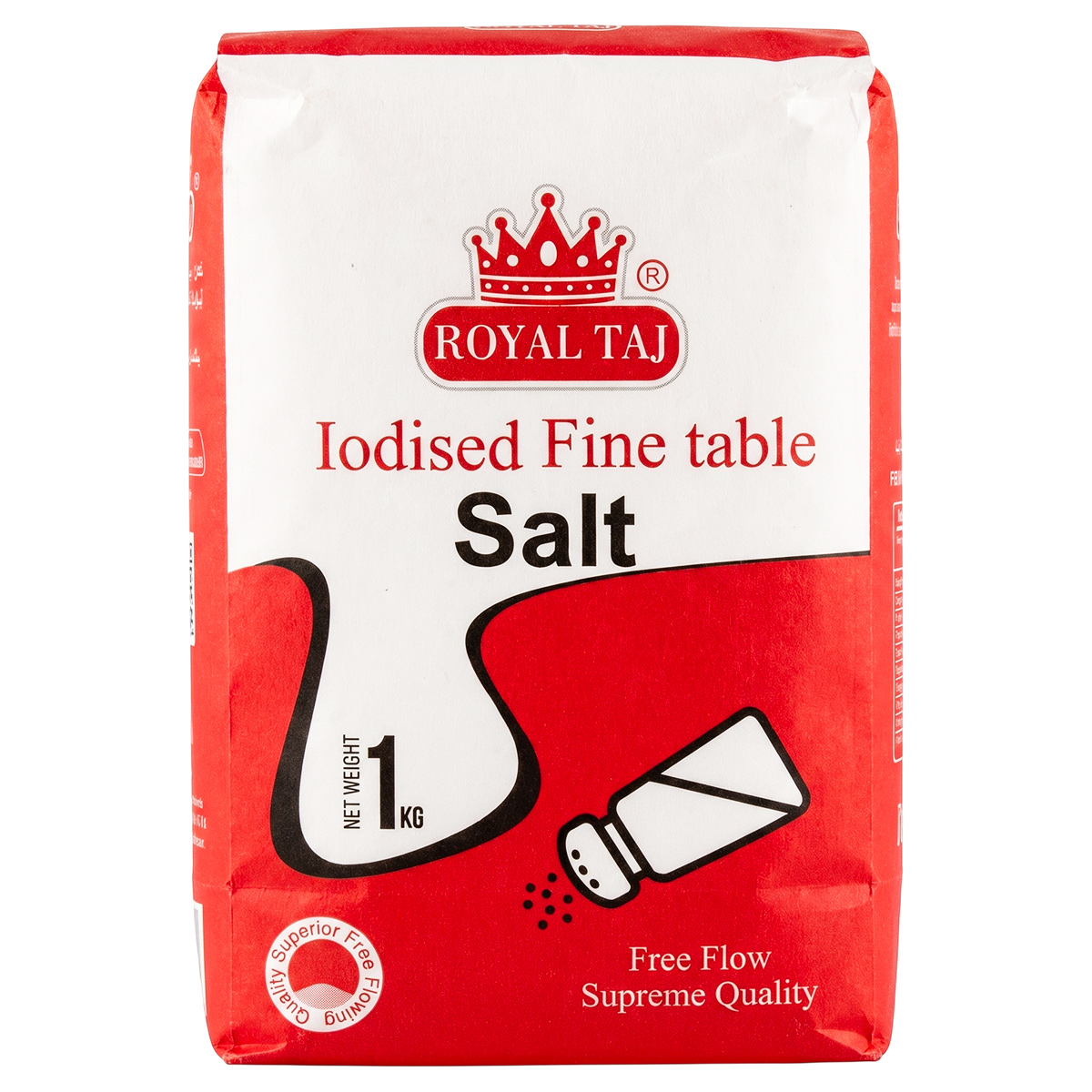 Royal Taj Iodised Fine Table Salt 1kg