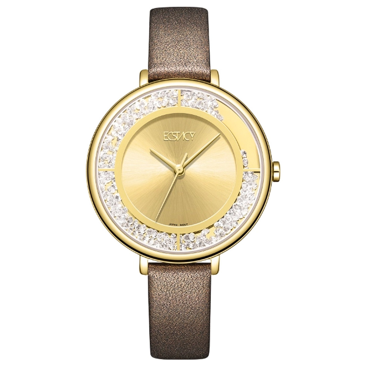 Ecstacy Watch Gold Color E23501 E23501-GLDC